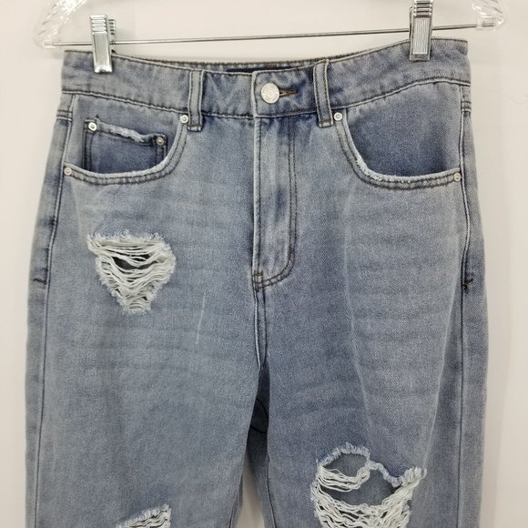 NWT Indigo Rein Super High Rise Straight Leg Denim Jeans Size 9/28 - Picture 3 of 11